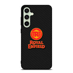 ROYAL ENFIELD MODERN LOGO CARBON Samsung Galaxy S24 FE Case Cover