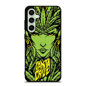 SANTA CRUZ SKATEBOARD LADY LEAFS Samsung Galaxy S24 FE Case Cover