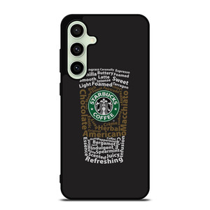 STARBUCKS COFFEE ART TYPOGRAPHY Samsung Galaxy S24 FE Case Cover