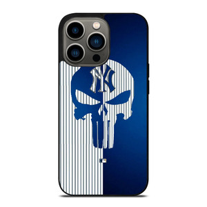 NEW YORK YANKEES SKULL PUNISHER iPhone 13 Pro Case Cover
