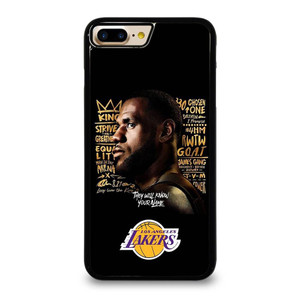 LEBRON JAMES QUOTE LA LAKERS iPhone 7 / 8 Plus Case Cover LEBRON JAMES QUOTE LA LAKERS iPhone 7 / 8 Plus Case Cover