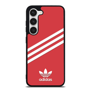 ADIDAS ORIGINALS STRIPES SCARLET RED Samsung Galaxy S23 Case Cover