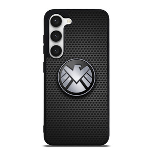 AGENTS OF SHIELD MARVEL LOGO METAL Samsung Galaxy S23 Case Cover