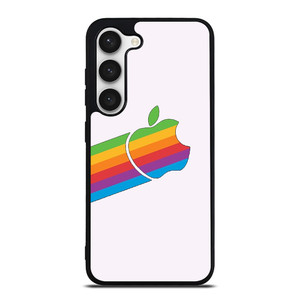 APPLE RETRO DESIGN WHITE Samsung Galaxy S23 Case Cover