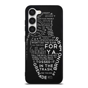 BRUNO MARS LYRICS Samsung Galaxy S23 Case Cover