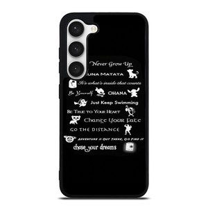 DISNEY LESSONS BLACK Samsung Galaxy S23 Case Cover