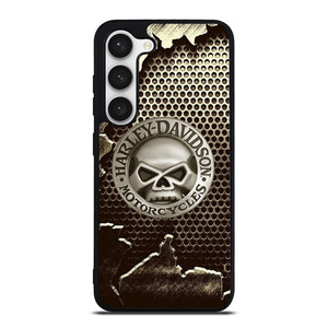 HARLEY DAVIDSON MOTORCYCLES METAL SKULL LOGO Samsung Galaxy S23 Case Cover