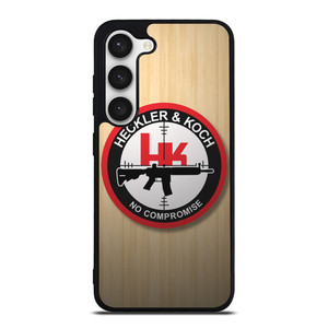 HECKLER AND KOCH WOODEN LOGO Samsung Galaxy S23 Case Cover