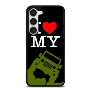 I LOVE MY JEEP Samsung Galaxy S23 Case Cover