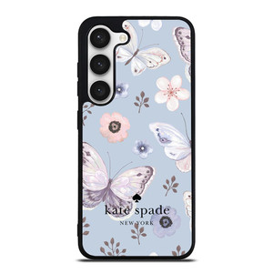 KATE SPADE NEW YORK LOGO BUTTERFLY PATTERN Samsung Galaxy S23 Case Cover