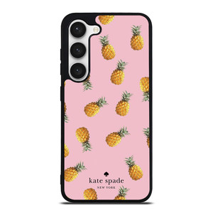 KATE SPADE NEW YORK LOGO PINEAPPLES Samsung Galaxy S23 Case Cover