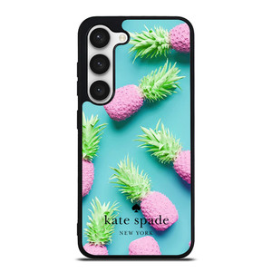 KATE SPADE NEW YORK LOGO SUMMER PINEAPPLE ICON Samsung Galaxy S23 Case Cover