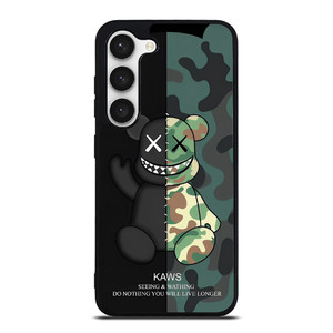 KAWS CAMO SEEING AND WATHING Samsung Galaxy S23 Case Cover