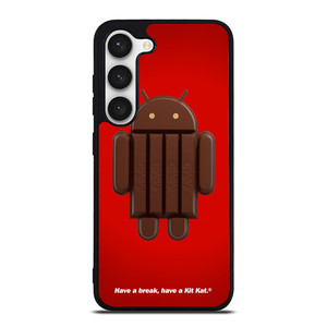 KIT KAT CHOCOLATE ANDROID ICON Samsung Galaxy S23 Case Cover
