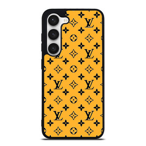 LOUIS VUITTON LV YELLOW PATERN ICON LOGO Samsung Galaxy S23 Case Cover