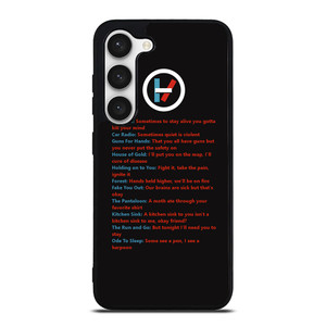 LYRICS OF TWENTY ONE PILOTS Samsung Galaxy S23 Case Cover