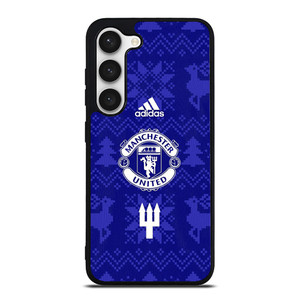 MANCHESTER UNITED FC LOGO FOOTBALL BLUE ICON Samsung Galaxy S23 Case Cover