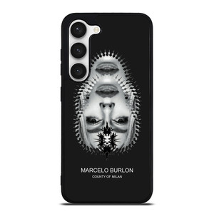MARCELO BURLON MILAN UPSIDE DOWN FACE Samsung Galaxy S23 Case Cover