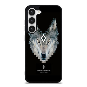 MARCELO BURLON WOLF LOGO Samsung Galaxy S23 Case Cover