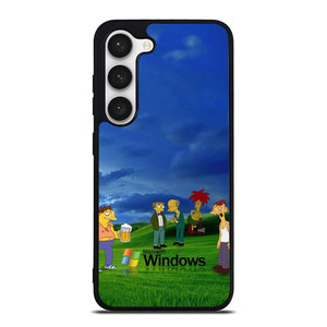 MICROSOFT WINDOWS THE SIMPSONS Samsung Galaxy S23 Case Cover