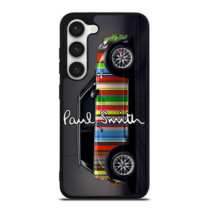 MINI COOPER CAR PAUL SMITH PATTERN Samsung Galaxy S23 Case Cover