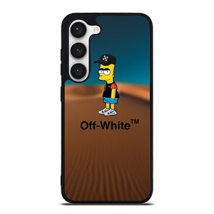 OFF WHITE BART SIMPSONS Samsung Galaxy S23 Case Cover