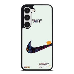 OFF WHITE FOR NIKE AIR JORDAN LOGO Samsung Galaxy S23 Case Cover