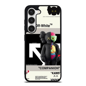 OFF WHITE KAWS COMPANION Samsung Galaxy S23 Case Cover