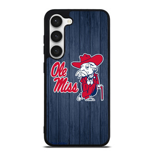 OLE MISS WOODEN LOGO Samsung Galaxy S23 Case Cover