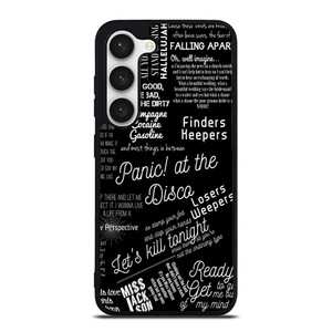 PANIC AT THE DISCO LYRIC Samsung Galaxy S23 Case Cover