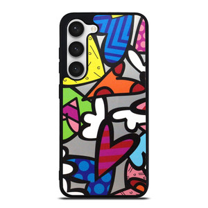 ROMERO BRITTO ABSTRACT LOVE Samsung Galaxy S23 Case Cover
