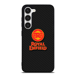 ROYAL ENFIELD MODERN LOGO CARBON Samsung Galaxy S23 Case Cover