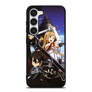 SAO SWORD ART ONLINE KIRITO AND ASUNA Samsung Galaxy S23 Case Cover