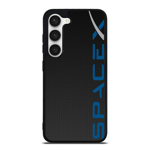 SPACE X LOGO CARBON Samsung Galaxy S23 Case Cover