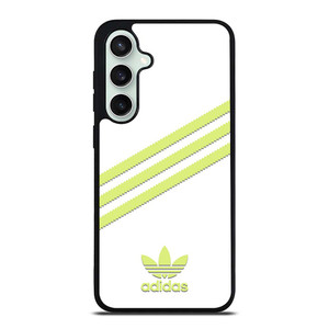 ADIDAS ORIGINALS STRIPES WHITE YELLOW Samsung Galaxy S23 FE Case Cover