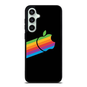 APPLE RETRO DESIGN BLACK Samsung Galaxy S23 FE Case Cover