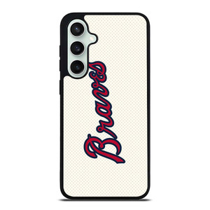 ATLANTA BRAVES ICON BASEBALL TEAM LOGO Samsung Galaxy S23 FE Case Cover