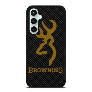 BROWNING LOGO CARBON Samsung Galaxy S23 FE Case Cover
