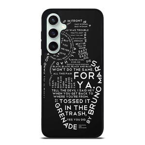 BRUNO MARS LYRICS Samsung Galaxy S23 FE Case Cover