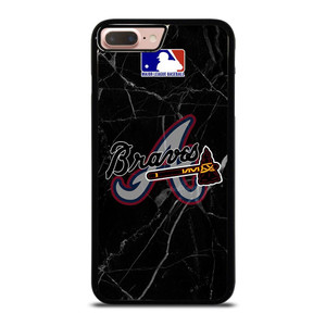 ATLANTA BRAVES BLACK MARBLE LOGO iPhone 7 / 8 Plus Case Cover ATLANTA BRAVES BLACK MARBLE LOGO iPhone 7 / 8 Plus Case Cover