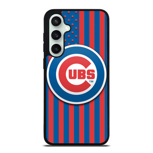 CHICAGO CUBS LOGO BASEBALL TEAM USA FLAG Samsung Galaxy S23 FE Case Cover