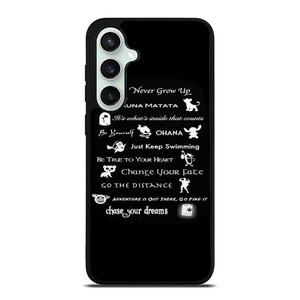 DISNEY LESSONS BLACK Samsung Galaxy S23 FE Case Cover