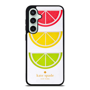 KATE SPADE NEW YORK LOGO COLORFUL LEMON ICON Samsung Galaxy S23 FE Case Cover