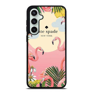 KATE SPADE NEW YORK LOGO FLORAL FLAMENGOS Samsung Galaxy S23 FE Case Cover