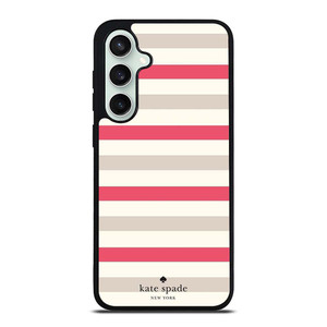 KATE SPADE NEW YORK STRIPES RED WHITE Samsung Galaxy S23 FE Case Cover