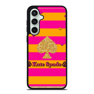 KATE SPADE NEW YORK YELLOW PINK STRIPES ICON Samsung Galaxy S23 FE Case Cover