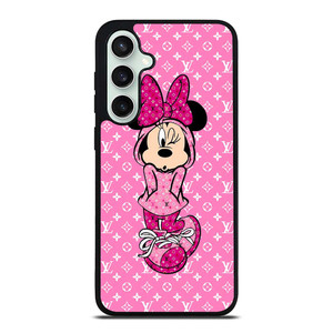 LOUIS VUITTON LV LOGO PINK MINNIE MOUSE Samsung Galaxy S23 FE Case Cover