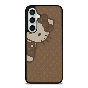 LOUIS VUITTON LV PATTERN LOGO HELLO KITTY Samsung Galaxy S23 FE Case Cover