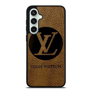 LOUIS VUITTON PARIS LV LOGO LEATHER Samsung Galaxy S23 FE Case Cover
