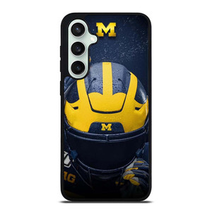 MICHIGAN WOLVERINES LOGO FOOTBALL HELMET Samsung Galaxy S23 FE Case Cover